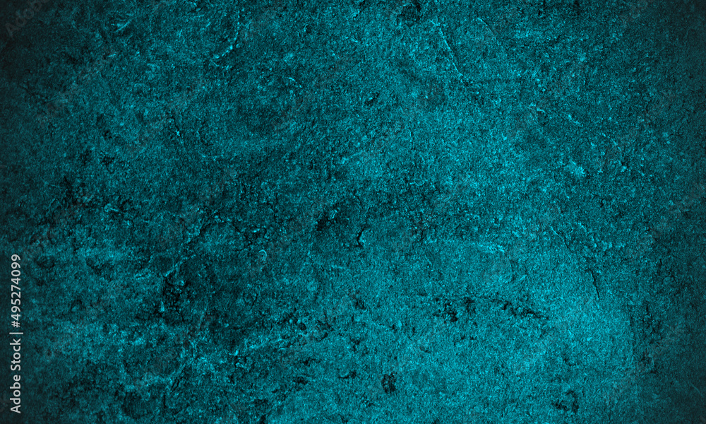 Blue Concrete wall Textured Old Background. Vintage Grunge Abstract Roughed Backgrounds