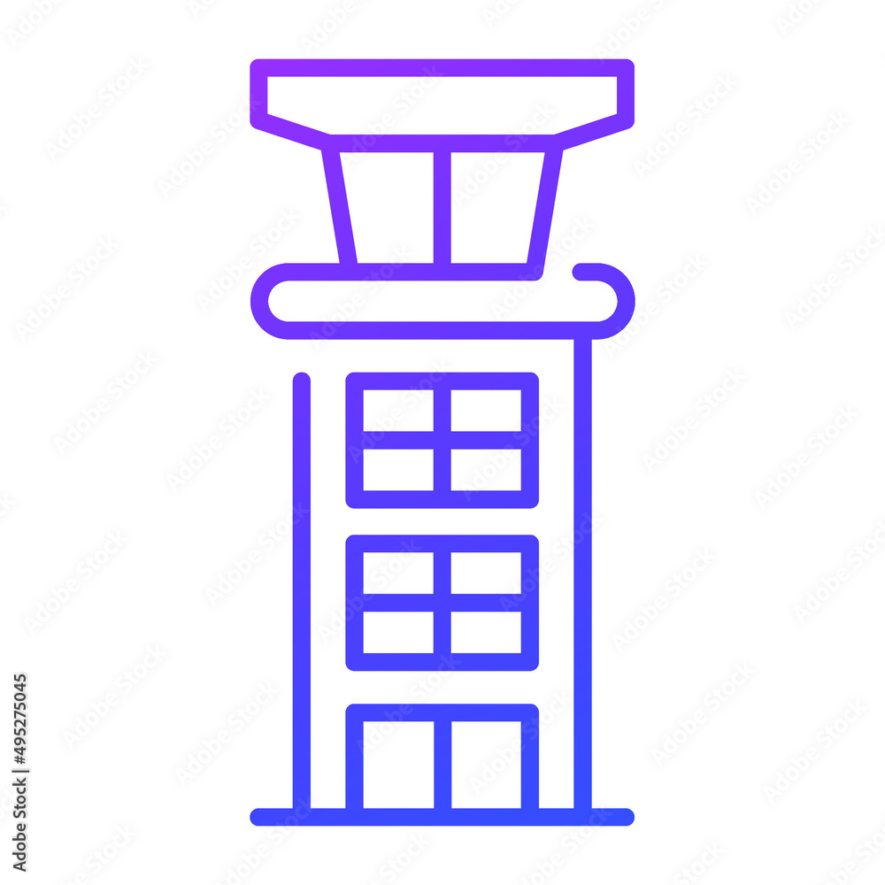 tower building vector illustration isolated on white background. Architecture business concept. tower building vector illustration isolated on white background. Architecture business concept.