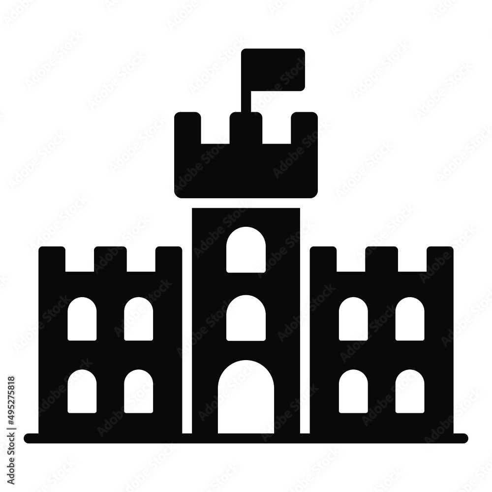 palace building vector illustration isolated on white background. Architecture business concept. palace building vector illustration isolated on white background. Architecture business concept.