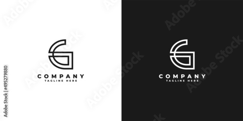 Letter g logo design template vector illustration