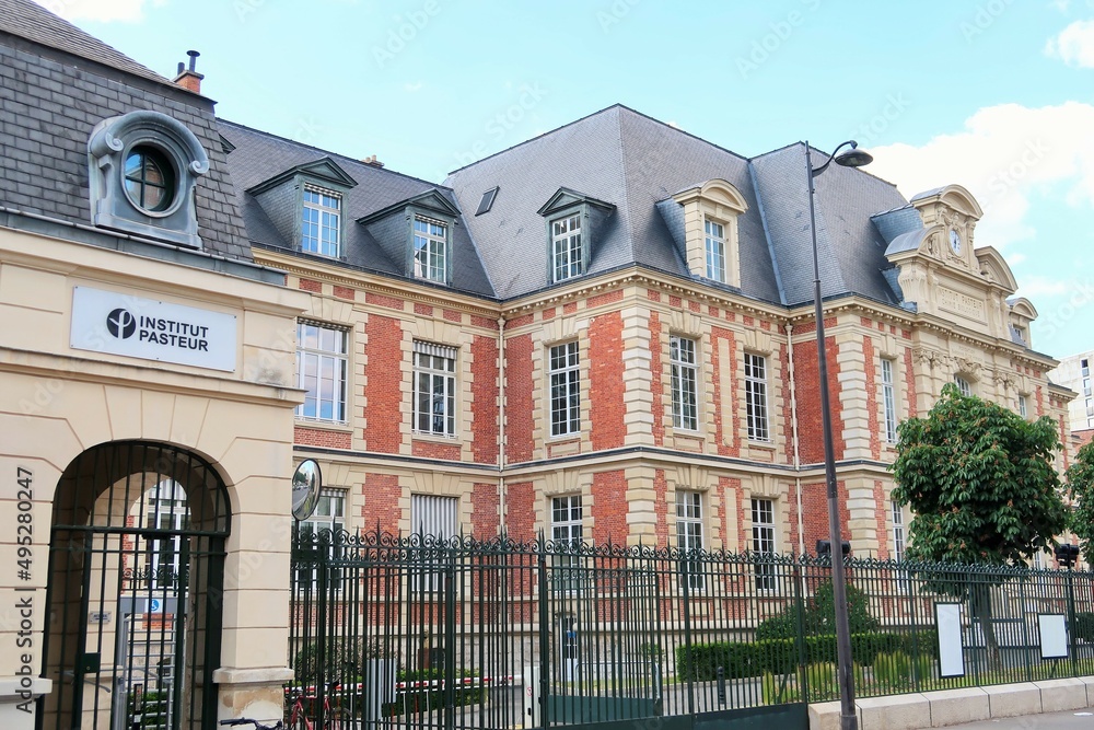 Ppasteur Bâtiment de l'Institut Pasteur, fondation de recherche médicale à Paris ...