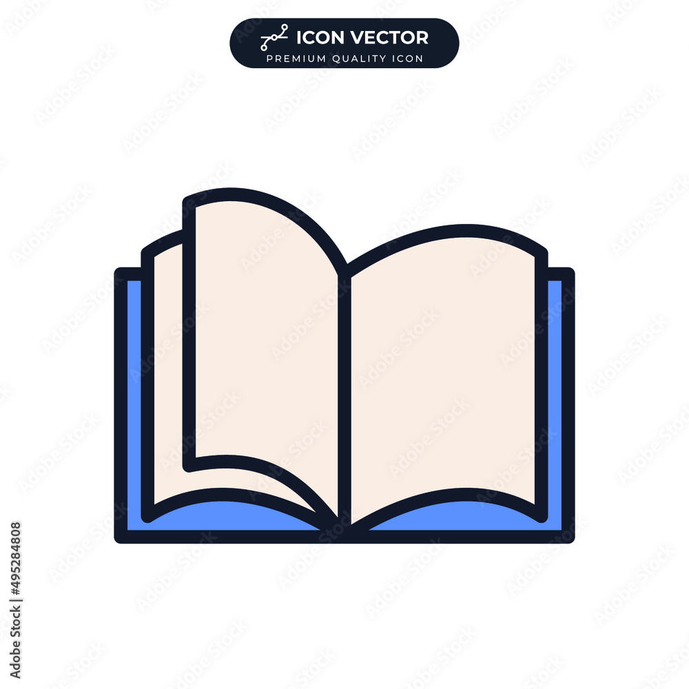 book icon symbol template for graphic and web design collection logo vector illustration book icon symbol template for graphic and web design collection logo vector illustration
