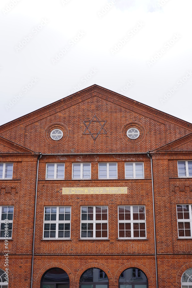 Fototapeta premium Die Lübecker Synagoge