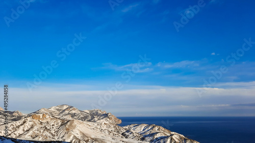 clouds over the mountains
