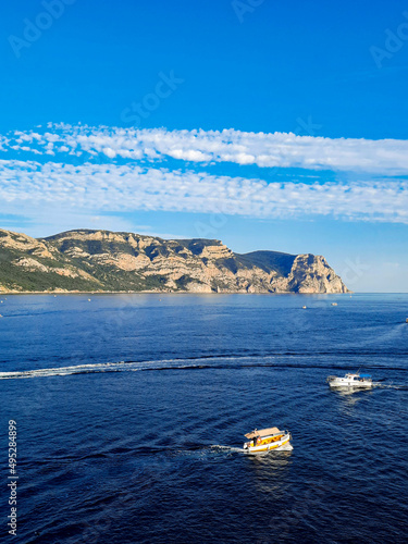 view from the sea in Balaklava
