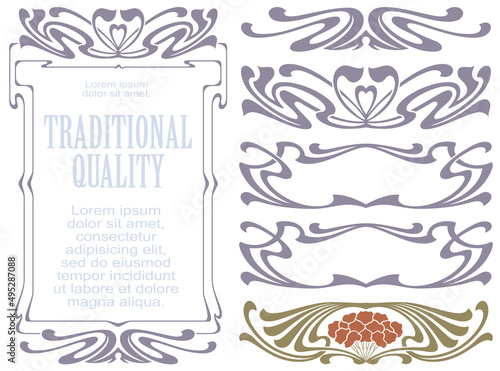 Vector template flyer, invitations or greeting cards.