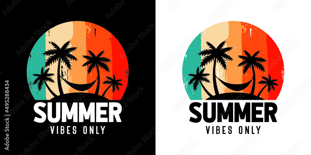 Summer  t shirt design