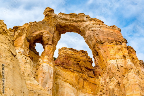 Fotografiet Grosvenor Arch, Utah-USA