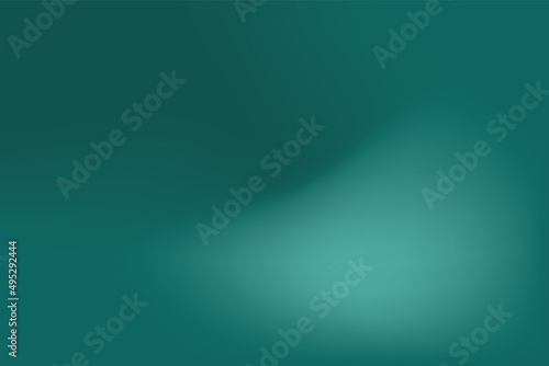 Green soft backdrop. Gradient mesh background. Simple abstract poster. Vector illustration
