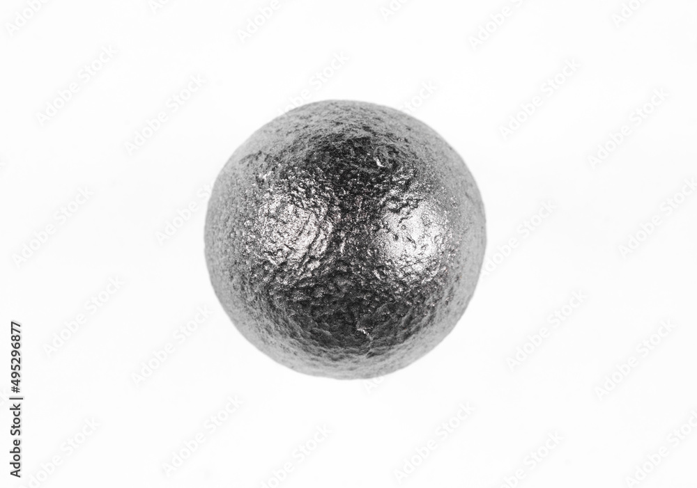 silver round bullet isolated on white background silver round bullet isolated on white background