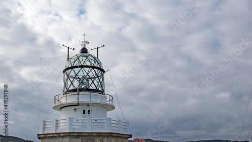 The Cape Lighthouse of Punta Estaca de Bares in Galicia, Spain