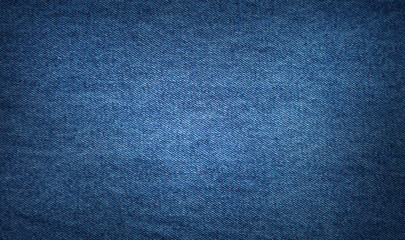 Close-up of blue denim jeans fabric texture background
