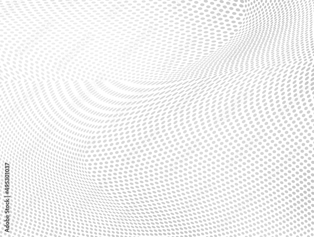 The halftone texture is chaotic monochrome. Abstract black and white waves background of dots. Backdrop for the design of websites, business cards, posters The halftone texture is chaotic monochrome. Abstract black and white waves background of dots. Backdrop for the design of websites, business cards, posters