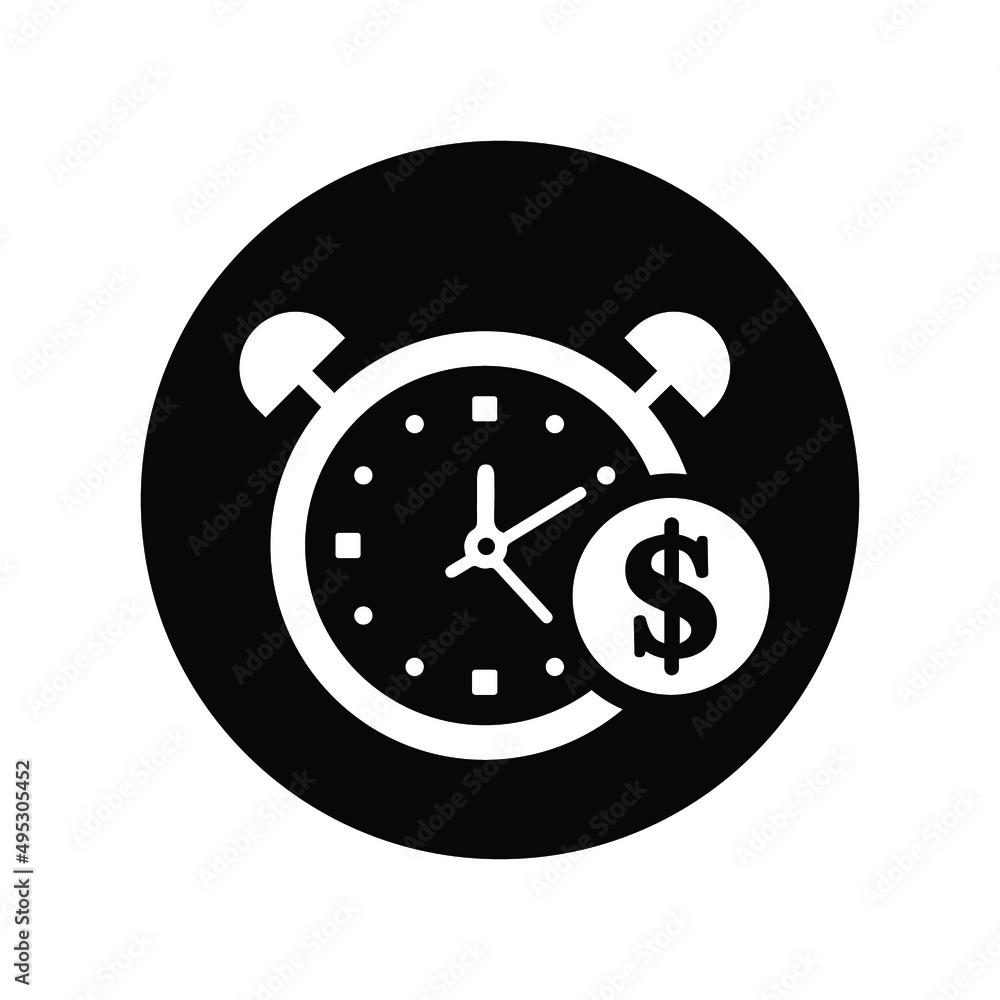 Alarm, finance, payment icon. Black vector sketch. Alarm, finance, payment icon. Black vector sketch.