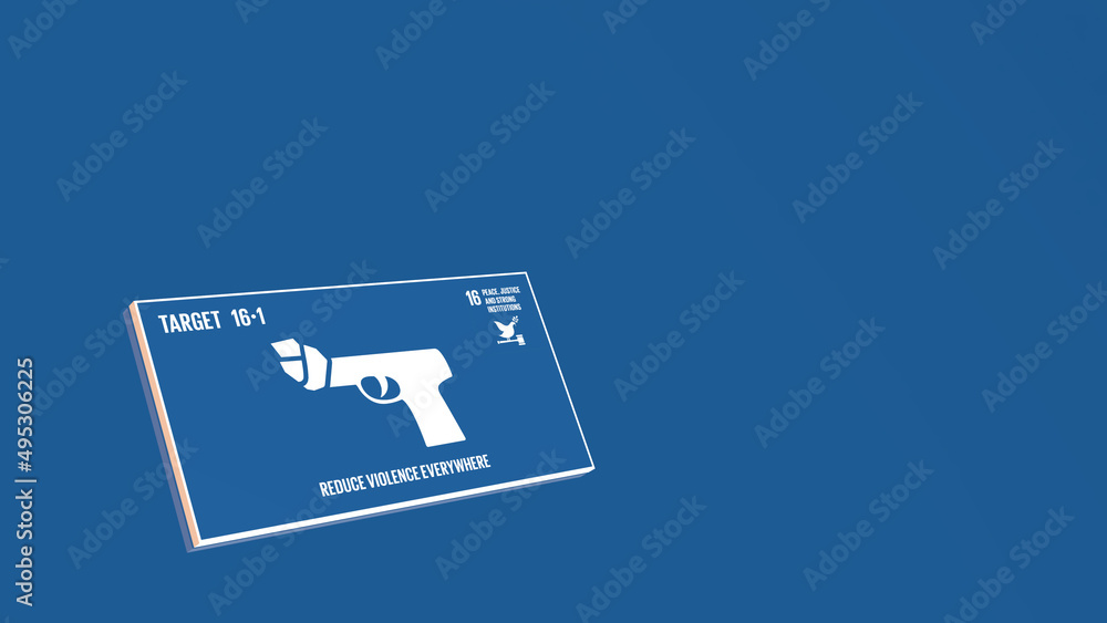 17 Global Goals SDGs Media Card Target 16-1 Peace, Justice And Strong Institutions 17 Global Goals SDGs Media Card Target 16-1 Peace, Justice And Strong Institutions