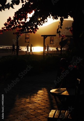 Fethiye, Mugla. Aegean Sea coast. Beautiful summer day in Fethiye.