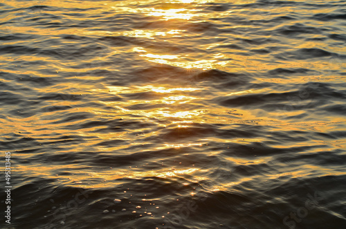 sunset in the sea