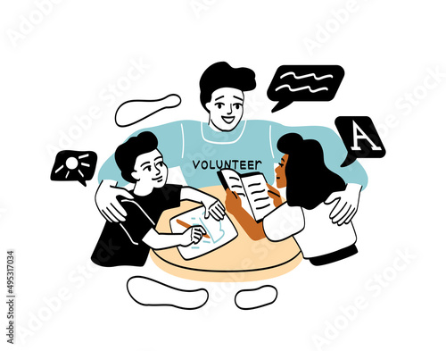Charity and donation abstract concept