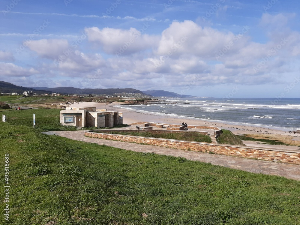 Playa de Llas en Foz, Galicia Playa de Llas en Foz, Galicia