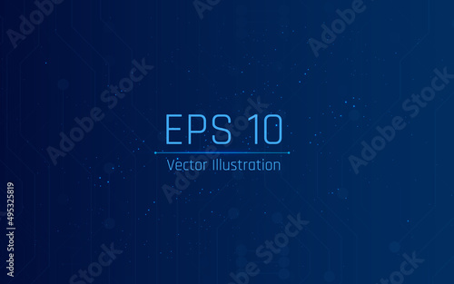 futuristic abstract background. Server, internet, speed. Futuristic tunnel HUD. Motion graphics for an abstract data center .vector illustrator,eps10,wireframe,blue background