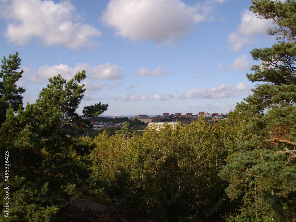 Trädgårdsföreningen Park, Ausblick über die Stadt Göteborg Trädgårdsföreningen Park, Ausblick über die Stadt Göteborg