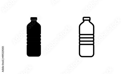 Bottle icon vector. bottle sign and symbol