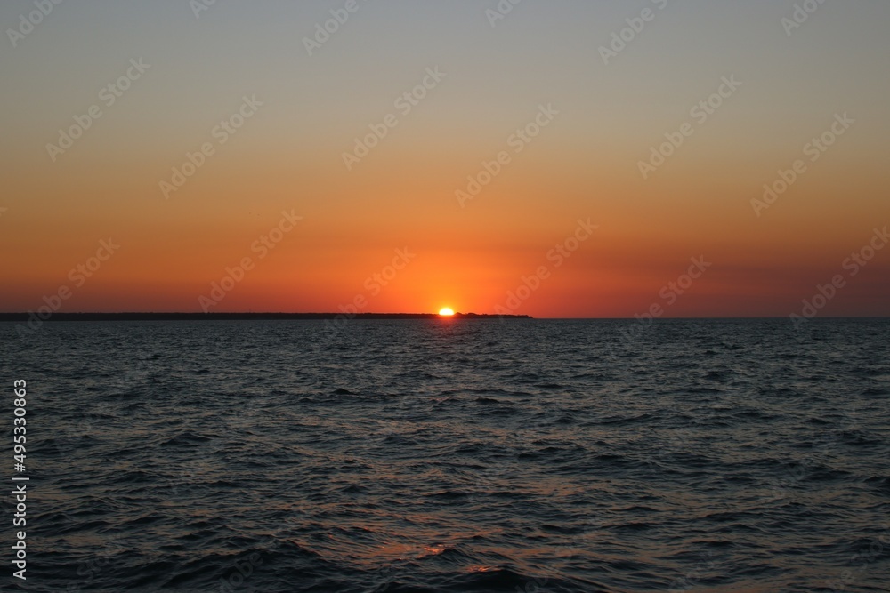 Sunset, Darwin Harbour, Northern Territory, Australia.