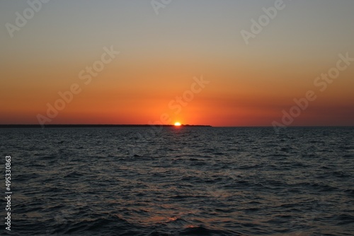 Sunset  Darwin Harbour  Northern Territory  Australia.