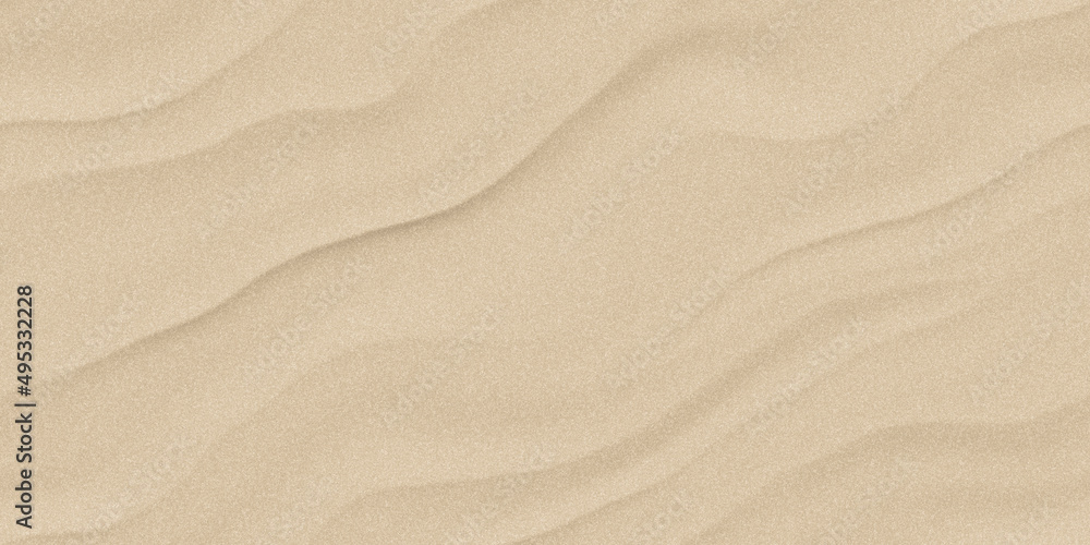 Seamless white sandy beach or  desert sand dunes tileable texture. Boho chic light brown clay colored summer repeat pattern background. A high resolution 3D rendering. - obrazy, fototapety, plakaty 