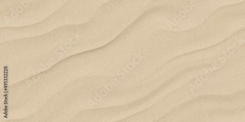 Obraz Seamless white sandy beach or  desert sand dunes tileable texture. Boho chic light brown clay colored summer repeat pattern background. A high resolution 3D rendering.