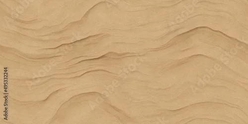 Obraz Seamless white sandy beach or  desert sand dunes tileable texture. Boho chic light brown clay colored summer repeat pattern background. A high resolution 3D rendering.