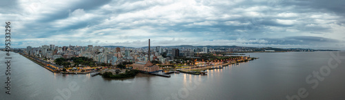 Billede på lærred Porto Alegre / Orla do Guaíba / gasômetro