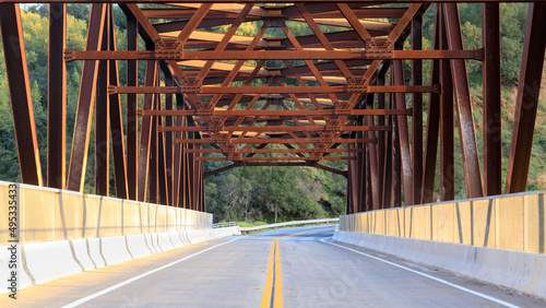Anderson Lake Bridge. Morgan Hill, Santa Clara County, California, USA. photo