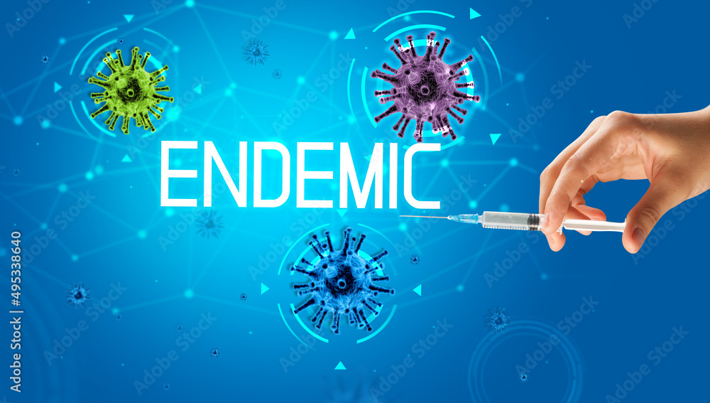 Syringe, medical injection in hand, coronavirus vaccine concept Syringe, medical injection in hand, coronavirus vaccine concept