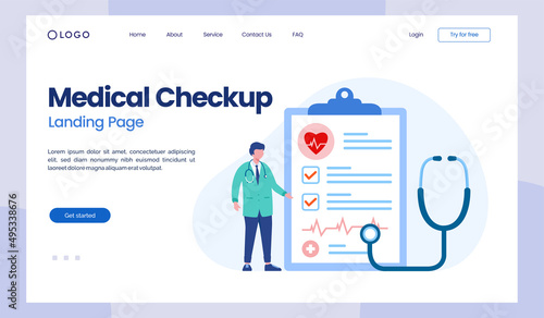 Medical insurance, health insurance, protection concept, umbrella, healthcare, landing page flat illustration vector landing page