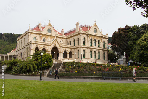 Exterior of Parliamentary Library, Wellington, New Zealand.