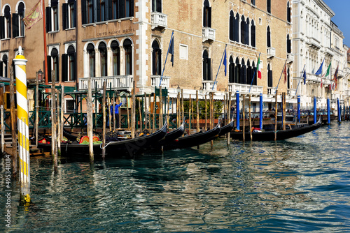 Architecture canal in Venice Italy 