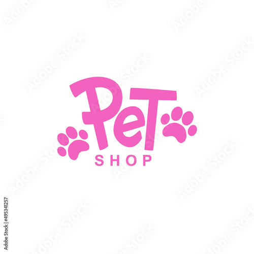pet logo design. animal shop