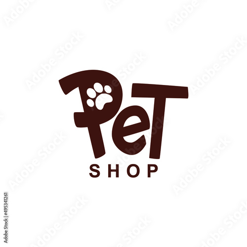 pet logo design. animal shop