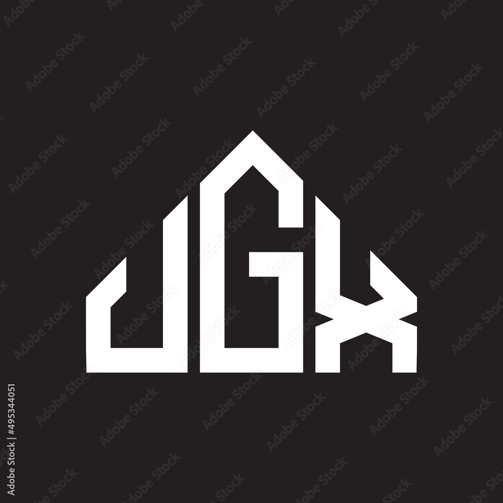JGX letter logo design on Black background. JGX creative initials letter logo concept. JGX letter design. JGX letter logo design on Black background. JGX creative initials letter logo concept. JGX letter design.