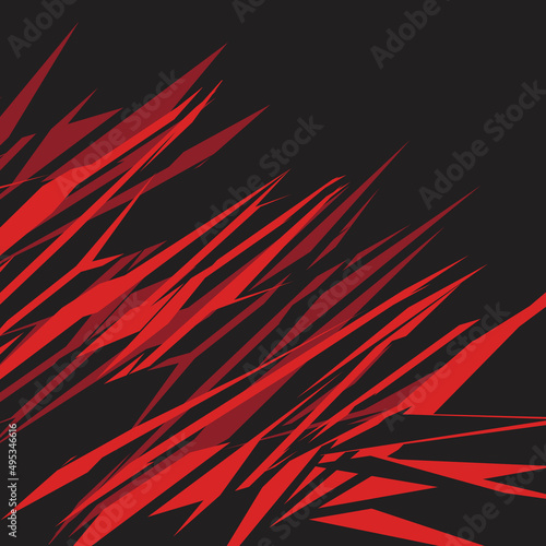 Abstract background with irregular sharp and spikes pattern