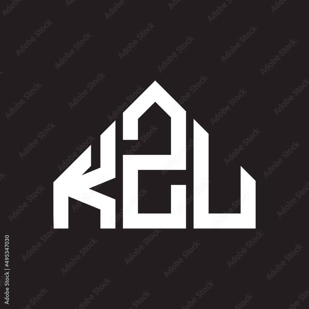 KZU letter logo design on black background. KZU creative initials letter logo concept. KZU letter design. KZU letter logo design on black background. KZU creative initials letter logo concept. KZU letter design.