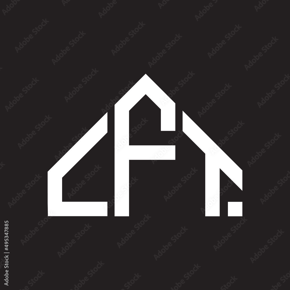 CFT letter logo design on Black background. CFT creative initials letter logo concept. CFT letter design. CFT letter logo design on Black background. CFT creative initials letter logo concept. CFT letter design.