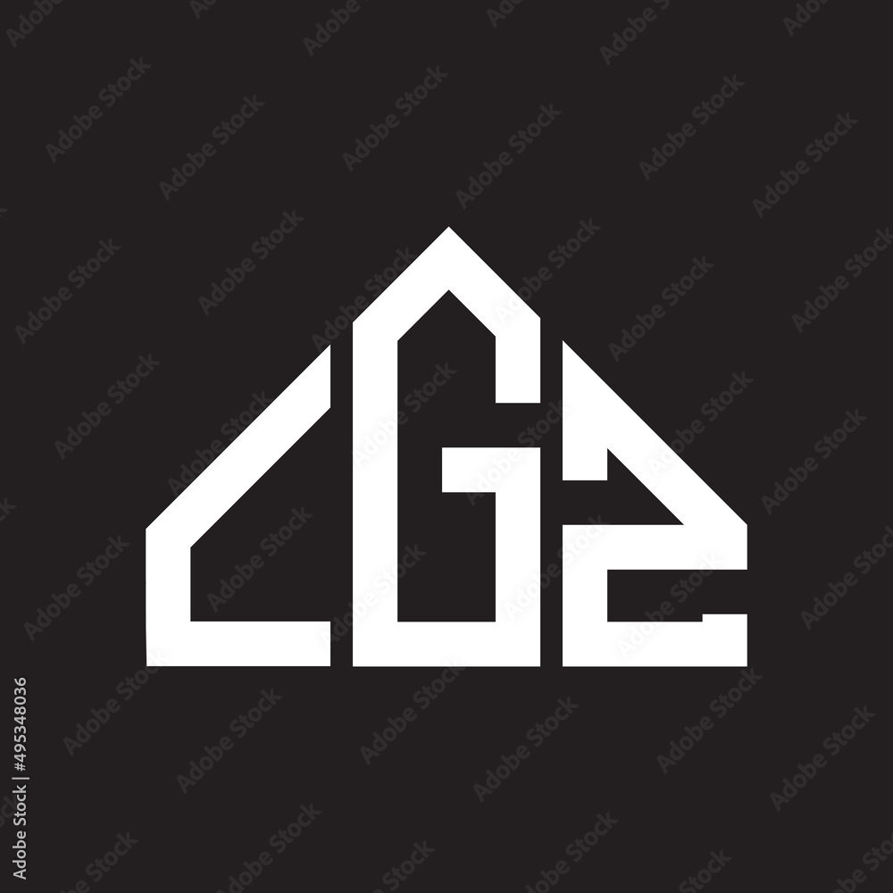 CGZ letter logo design on Black background. CGZ creative initials letter logo concept. CGZ letter design. CGZ letter logo design on Black background. CGZ creative initials letter logo concept. CGZ letter design.