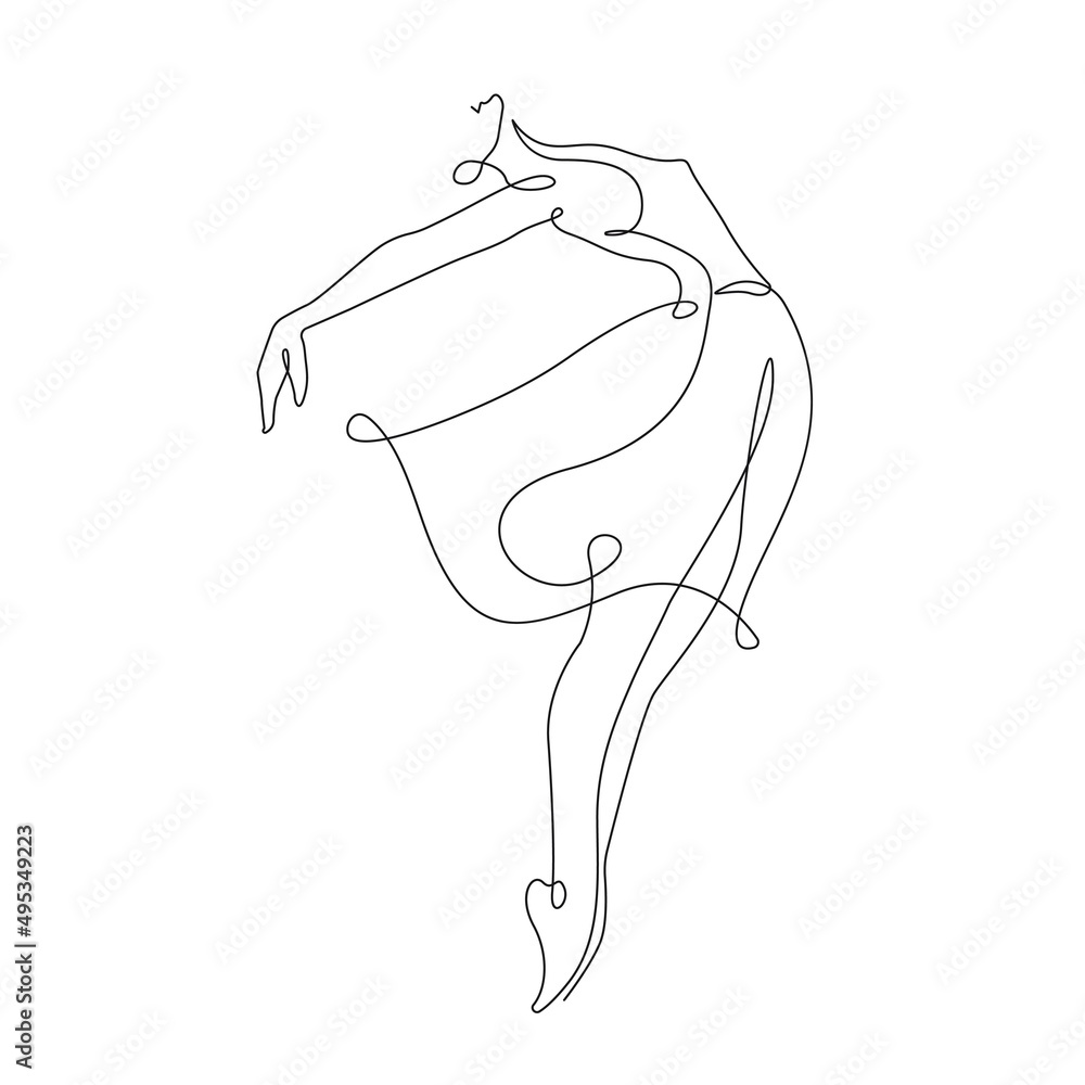Beautiful Dancer Pose Performing Silhouette. Male And Female Dance Pose.  Good Use For Symbol, Logo, Web Icon, Mascot, Game Elements, Mascot, Sign,  Sticker Design, Or Any Design You Want. Easy To Use.