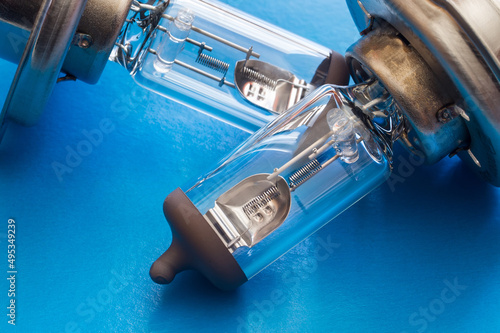 Car halogen lamps for headlights.