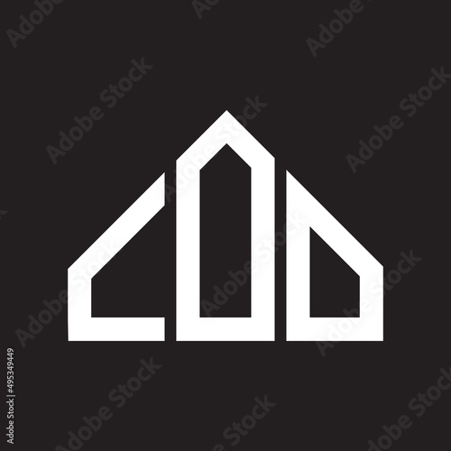 COO letter logo design on Black background. COO creative initials letter logo concept. COO letter design. 
