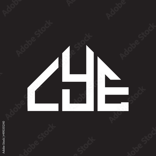 LYE letter logo design on black background. LYE  creative initials letter logo concept. LYE letter design.
