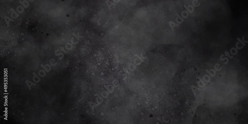 Elegant black background vector illustration with vintage grunge texture and dark gray charcoal color paint. High resolution Concrete and Cement background.
