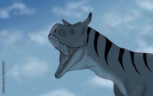 dinosaurio carnívoro (ID: 495354051)
